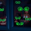 Glow In The Dark Halloween Peeking Eyes Self Adhesive Wall Stickers For Spooky Party Decorations PVC Material