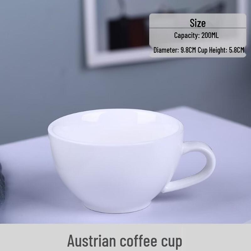 Shangqi Minimalist Bone China Coffee Cup and Saucer