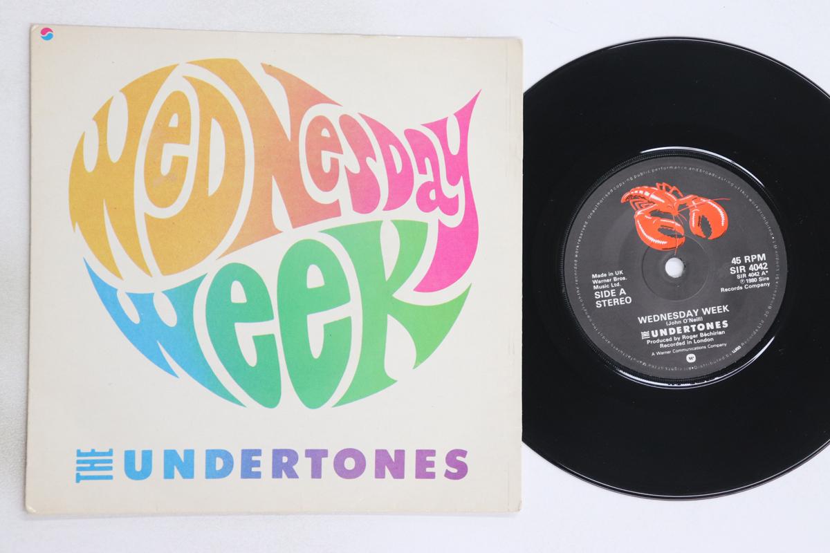 

7-дюймовая пластинка UNDERTONES - Wednesday Week SIR4042 SIRE 1980 UK Рок Б/У