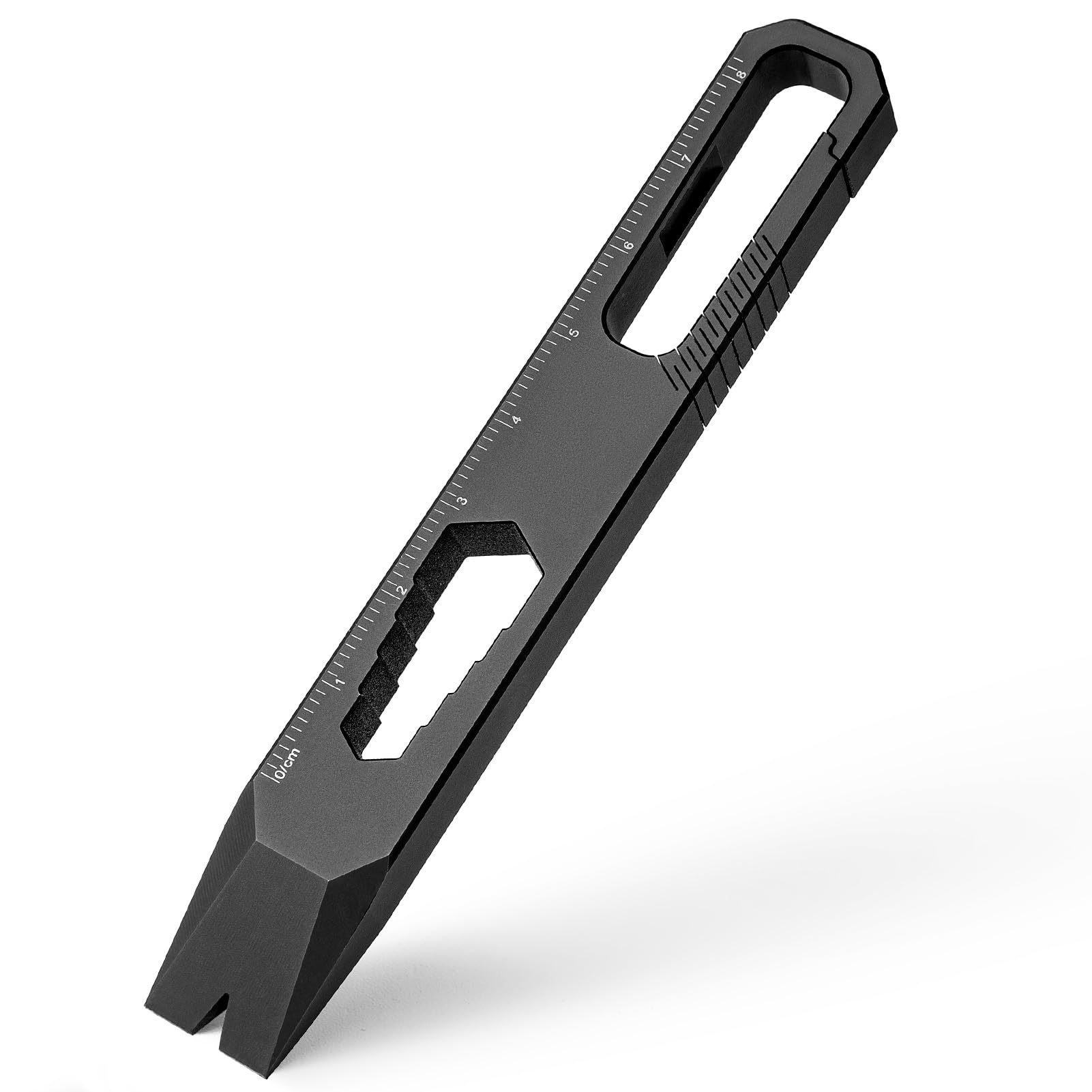 

TIMULTI Titanium EDC Crow Tool Small Pry Bar Mobile Keychain Pocket Tool Hexagrary Key Driver Nail Jack Liberator Box Opener Pry Bar 1 Multi-Tool