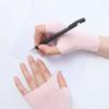 UV Protection Gloves, Ultra Thin Fingerless Sun Protection Gloves, Ice Silk Cooling Summer Gloves for Women Driving Commuting