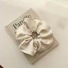 Fabric pearl pleated large intestine hair band women's high sense fashion temperament hair accessories versatile headgear
