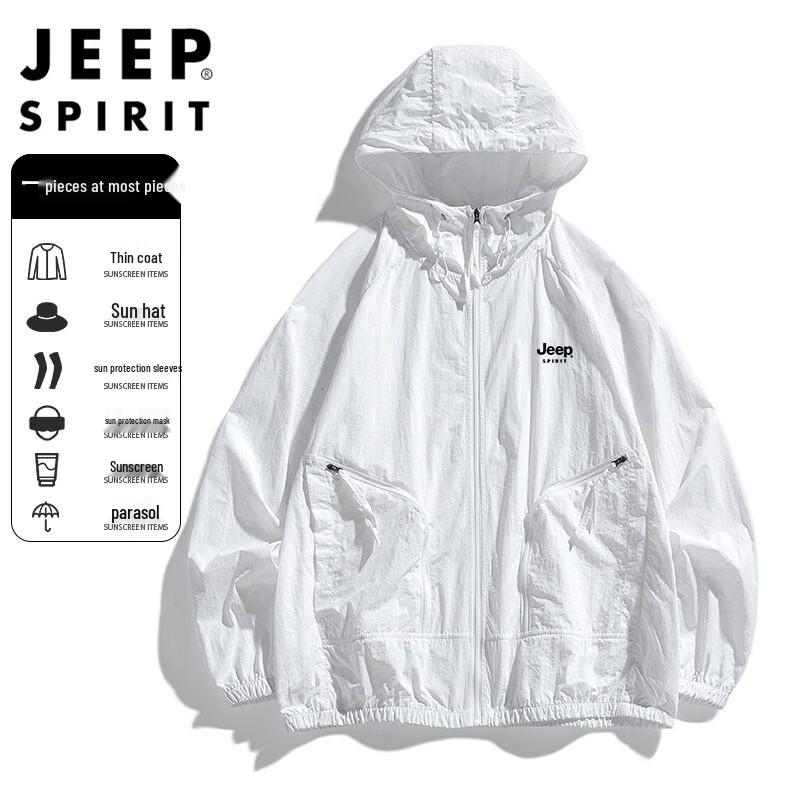 JEEP SPIRIT Unisex UV Protection Lightweight Sun Jacket