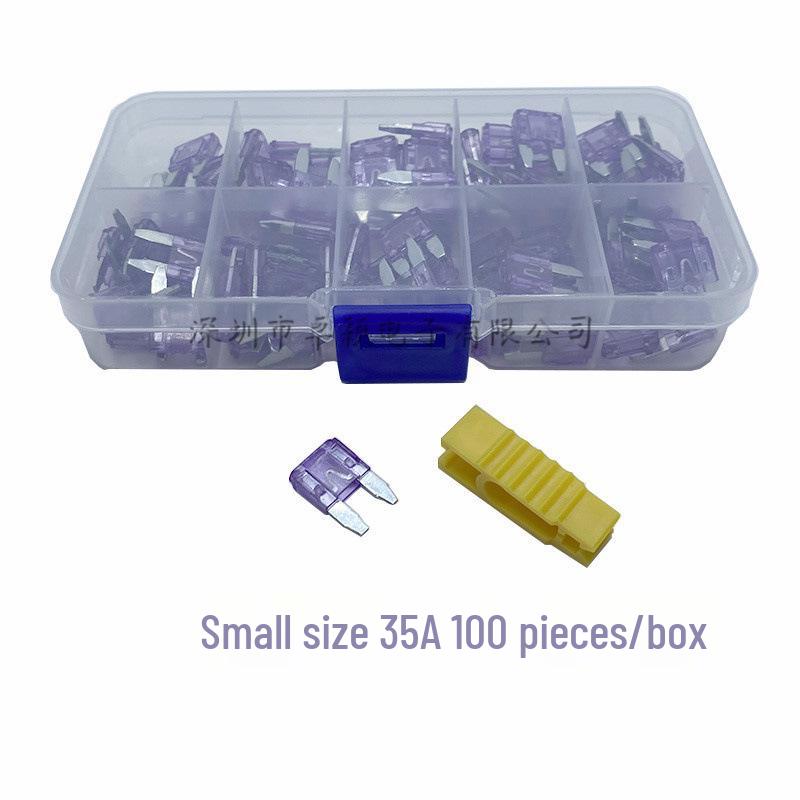 Car Fuse Box Set: Blade Fuses In Small, Medium, & Large (1A, 3A, 10A, 15A)