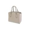 Tory Burch Emerson Minimalist Leather Tote Bag Women Tote Gray 138366-083