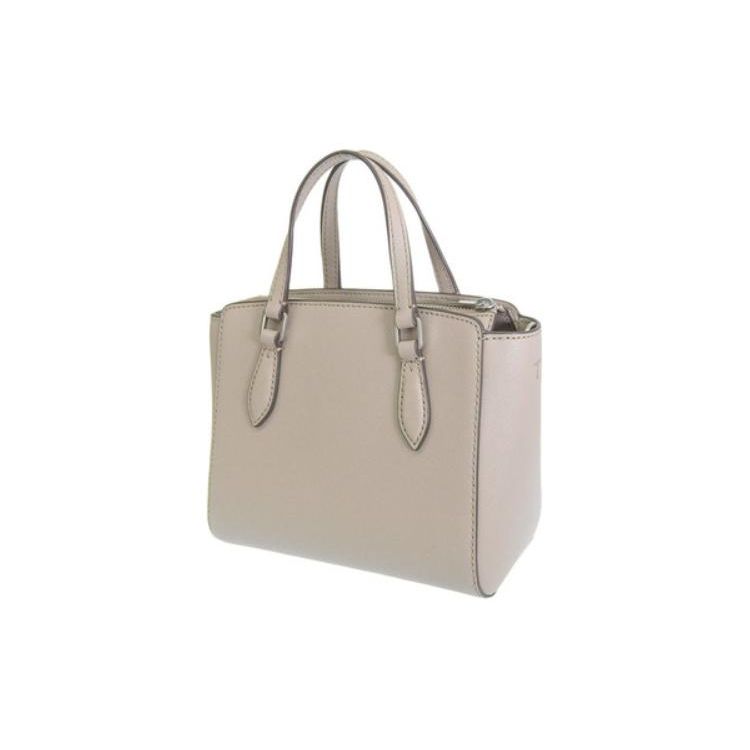 Tory Burch Emerson Minimalist Leather Tote Bag Women Tote Gray 138366-083