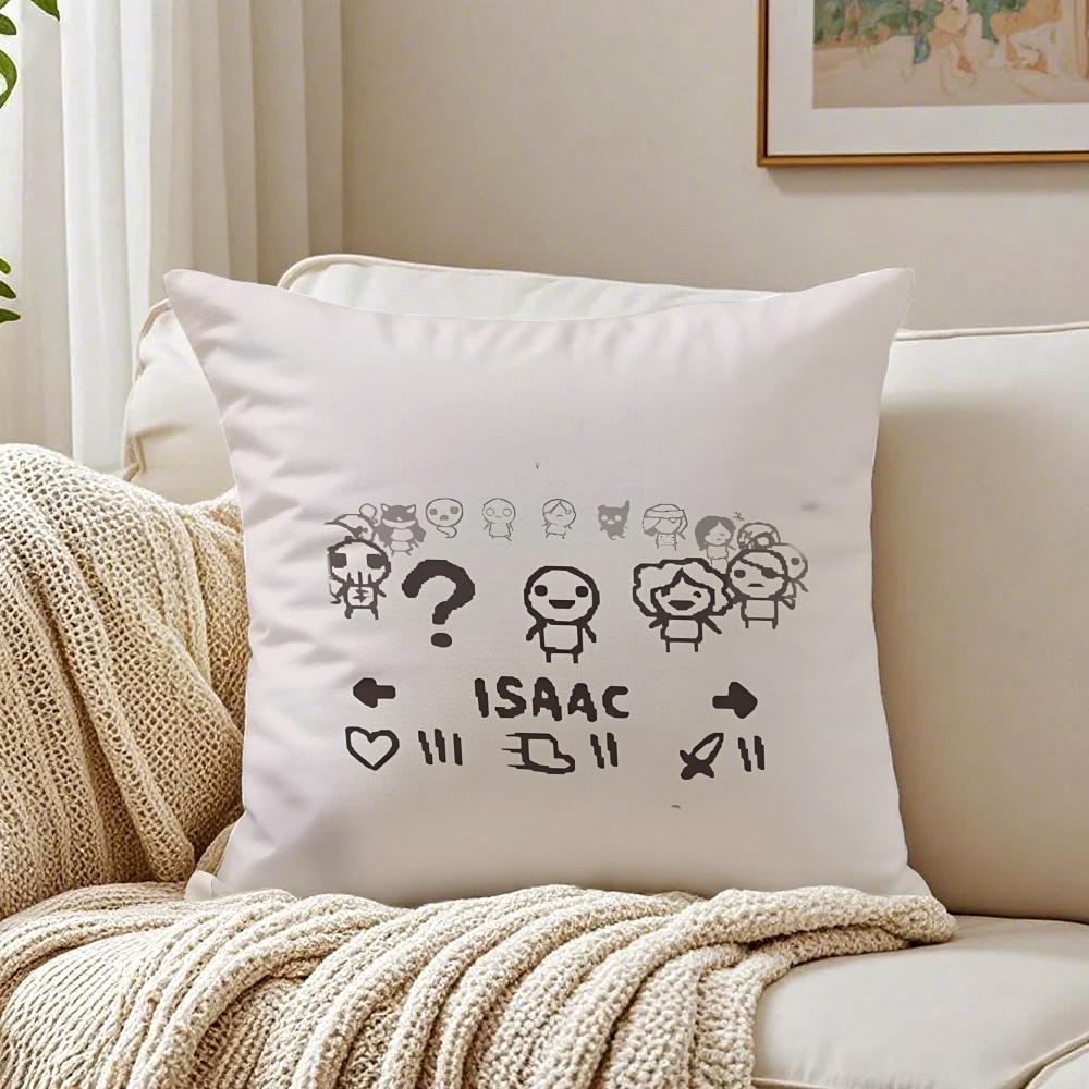 Dark American Game TThe Binding of Isaac Cushion Cover Pillowcase Antidustmite living Room Sofa Decor Cushion Room