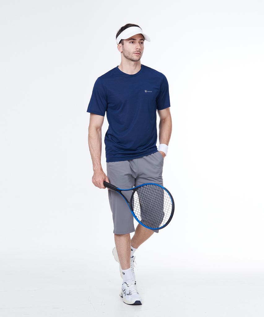 EZBUY Light Breeze Men'S Short Sleeve Round Neck T-Shirt 5 Colors (Type B)