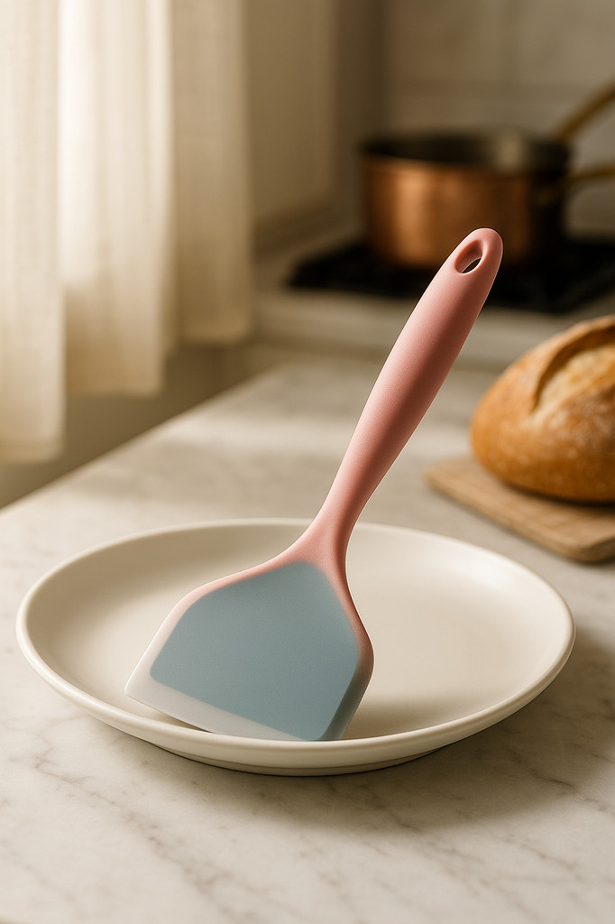 Gute Flexibilität, Kochschaufel, rutschfestes Silikon, keine scharfen Kanten, Küchenspatel, Schaufel, Backwerkzeug