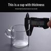 ZISIZ Small Thickened Heat-Resistant Glass Tea Tasting Cup