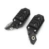 Adjustable Wide Footpegs BMW R1250GS Adventure Motorcycle Aftermarket Upgrade Black Titanium