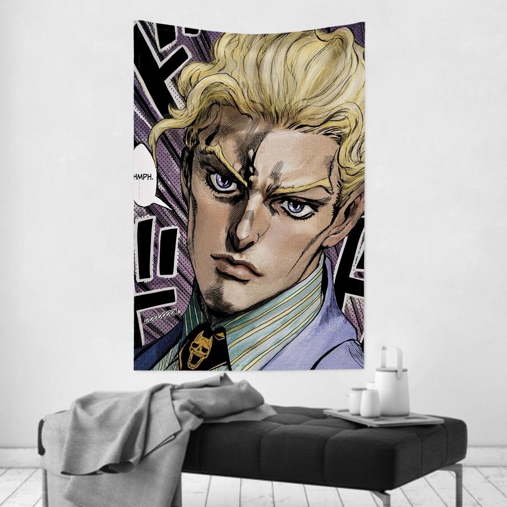 Anime JP Comics JJojo Tapestry Room Decor Wall Cloth Party Hanging Background Room Decor Baby Room