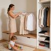Coat Hanger 10-pieces Non-Slip Short-Necked Dresser Drying Rack Coat Hangers For Closet For Room Bedroom Dorm Apartment College