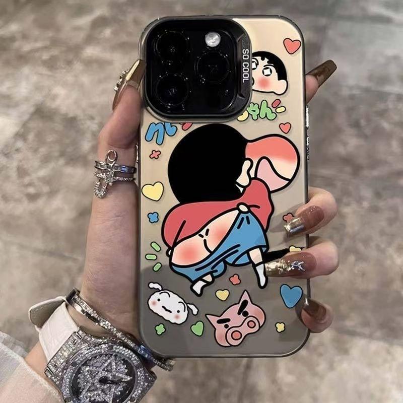 Xiaoxin Is Suitable for iPhone13promax iPhone Case 14 New 15puls Cartoon Xsmax Laser