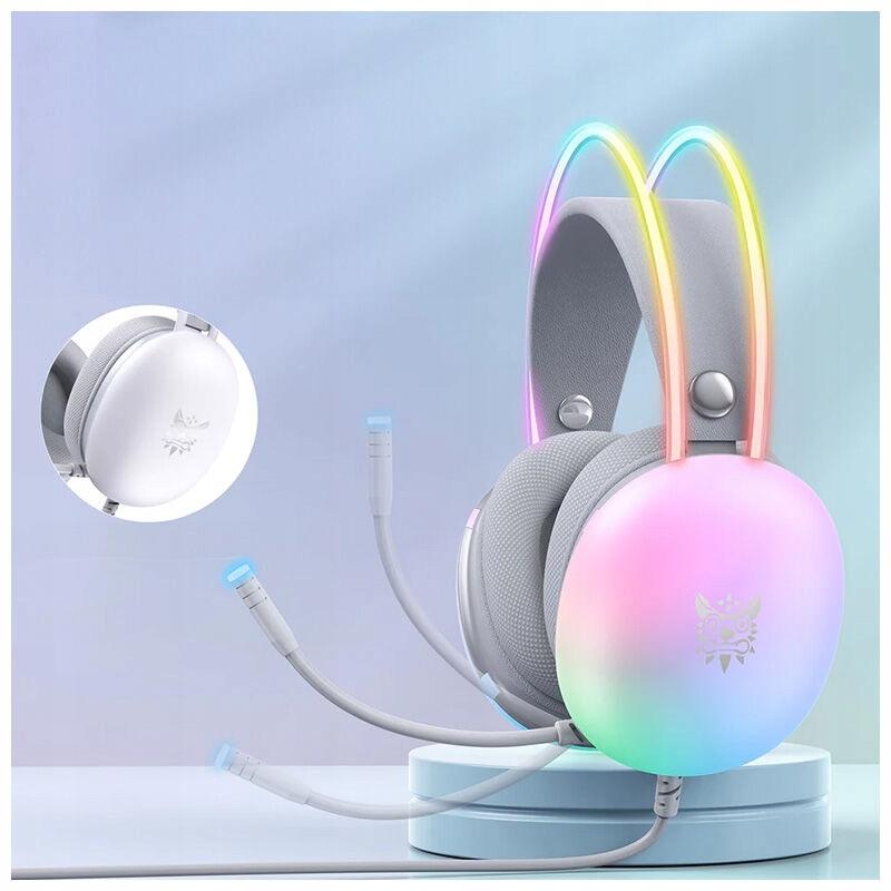Onikuma słuchawki gamingowe z mikrofonem RGB X25