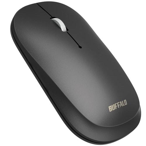 Buffalo Wireless Mobile Mouse Bluetooth FLEXUS Thin and Light 3 Button Wireless Quiet BlueLED MIL Standard Compliant DPI Switching (600/1200) Equipped