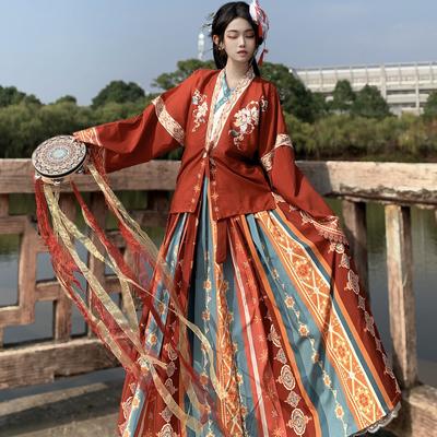 Chinese Elements Improved Hanfu For Women, Exotic Ethnic Minority Style Hanfu Suit