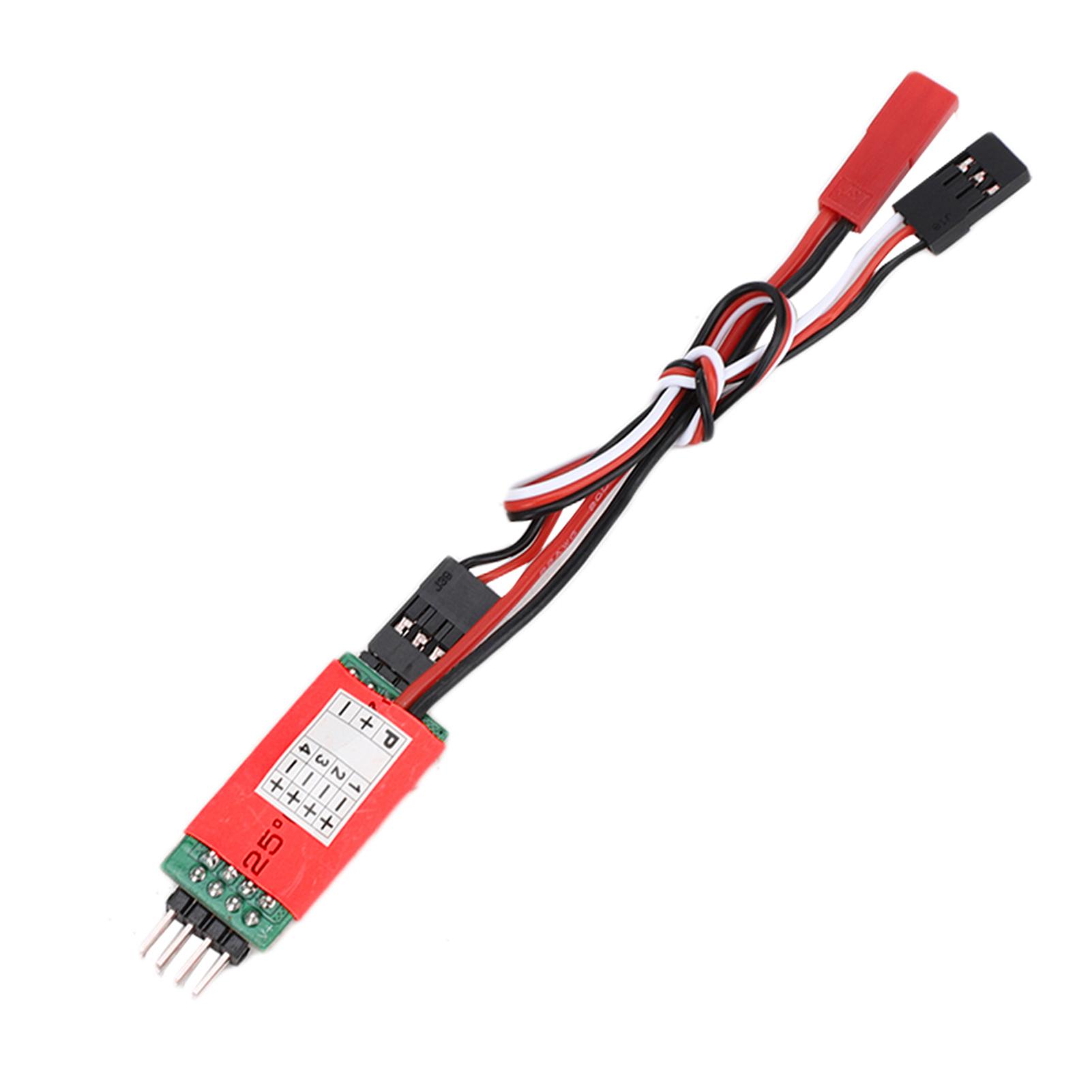 

The Third Channel Control Switch Receiver Cord Model Car Lights Controller for RC Model Car Spare PartsE Type Red
