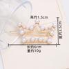 Pearl Hairpin, Advanced Sense, Exquisite Women'S English Alphanumeric Text Hairpin, Female Side Clip, Word Clip