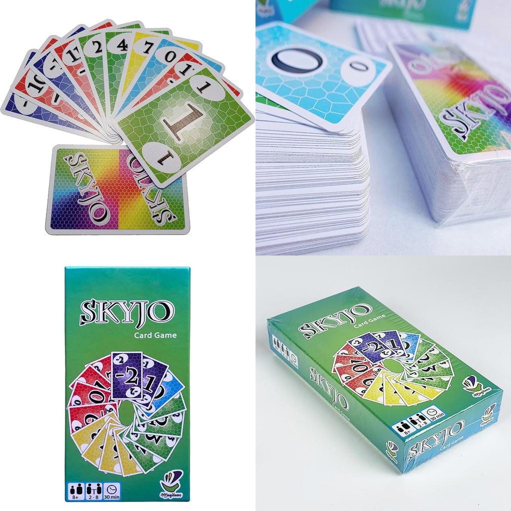 Poutavá stolní karetní hra Skyjo Classic Vyrobena z odolného papíru Pro všechny věkové kategorie