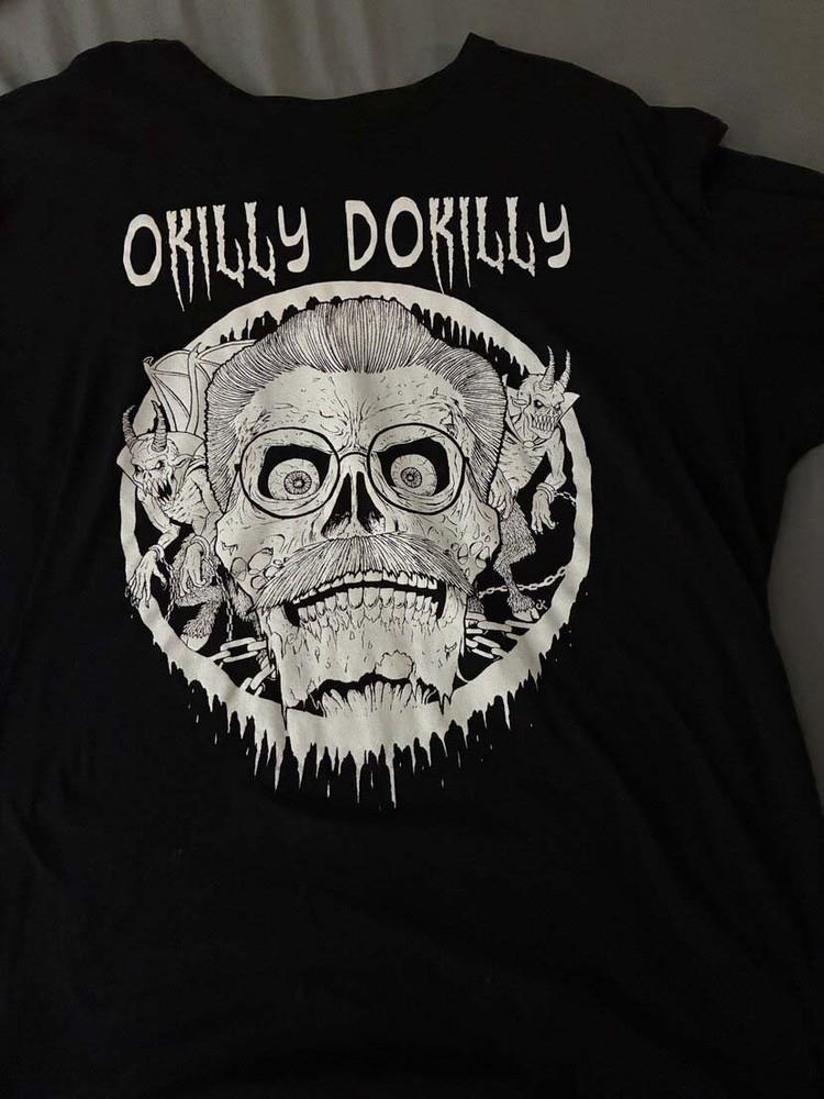 Okilly Dokilly Band Black Color Classic Reprint Cotton T-shirt ALl Sizes LI2263 Unisex T-Shirt