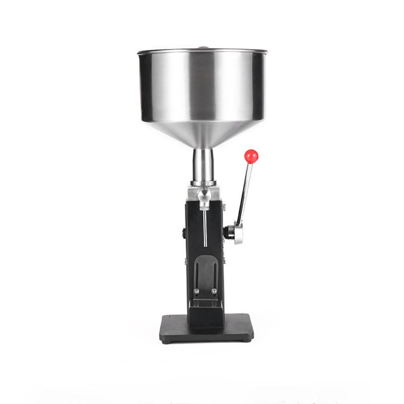 Small Quantitative Cosmetics Dispenser Honey Lotion Bottle Filler A03 Manual Paste Liquid Dual Use Filling Machine