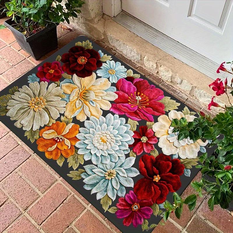 1PC Rainbow Cats Kitchen Rugs Non-Slip Home Door Mats Pop Design Bathroom Rugs Bath Mat Carpet for Home Sink Laundry Decor