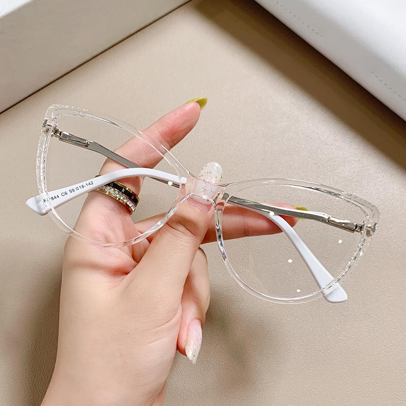 New Sexy Cat Eye Myopia Glasses Women 2024 Optical Fashion Eyeglasses Blue Light Blocking Nearsighted Glasses -1 -1.5 -2 -2.5 -3