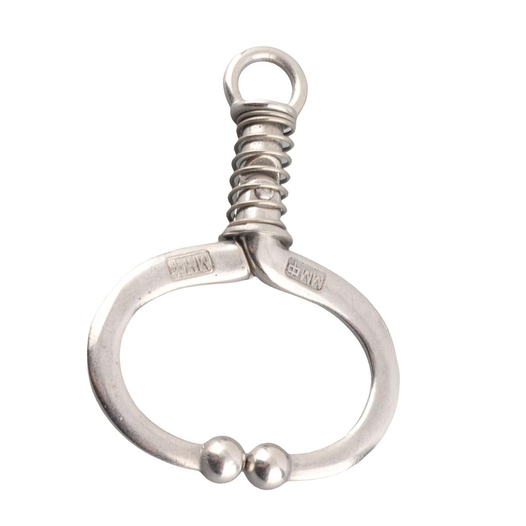 Cattle Nose Ring Cattle Spring Nose Ring Cattle Nose Ring Stainless Steel Cattle Nose Clamp Cow W Spring Nose Ring for Farm
