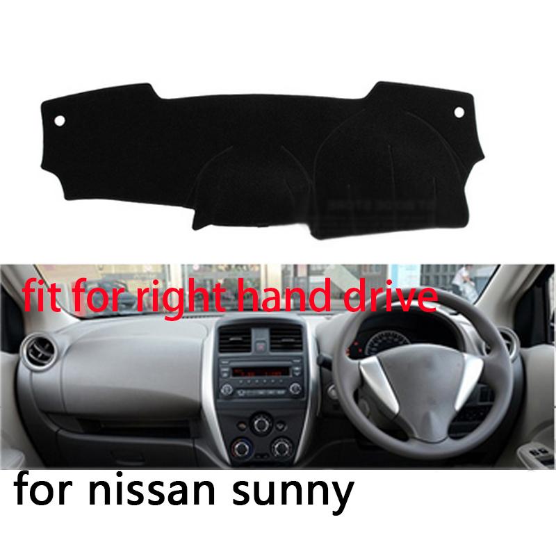 Für Nissan Latio sunny N17 2011-2018 Rechts- und Linkslenker Auto Armaturenbrett Abdeckungen Matte Schatten Polsterkissen Teppiche Zubehör