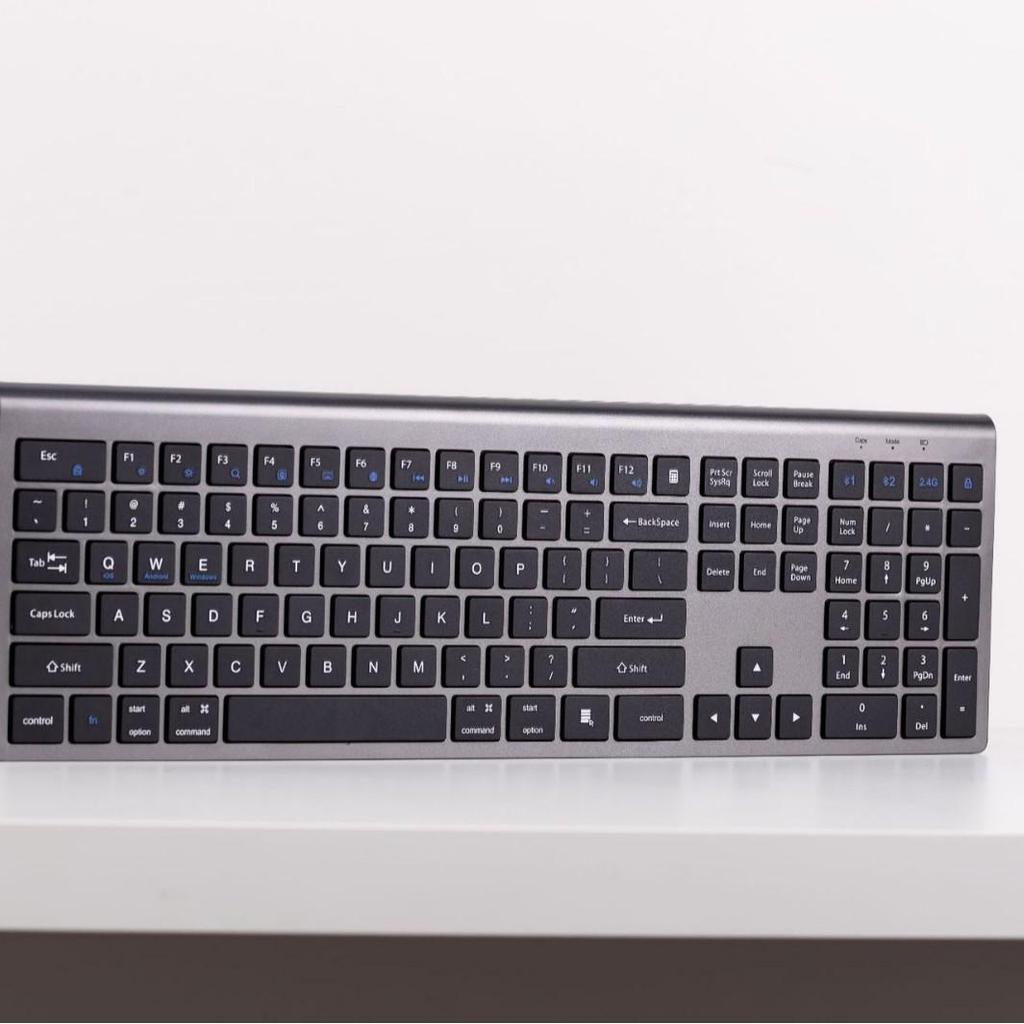 Bluetooth Wireless Keyboard & Mouse Set: Portable, Dual-Mode, for Laptop/Tablet/Office Use