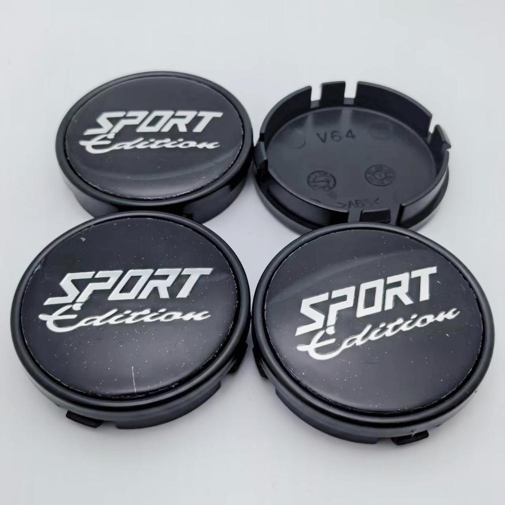 

4pcs 64mm Sport Edition Logo Emblem Badge Car Wheel Center Cap Wheels Hubcaps Rims Center Dust Cover Car Accessories for Volvo Sport Edition Badge&4pcs V64 Wheel Caps