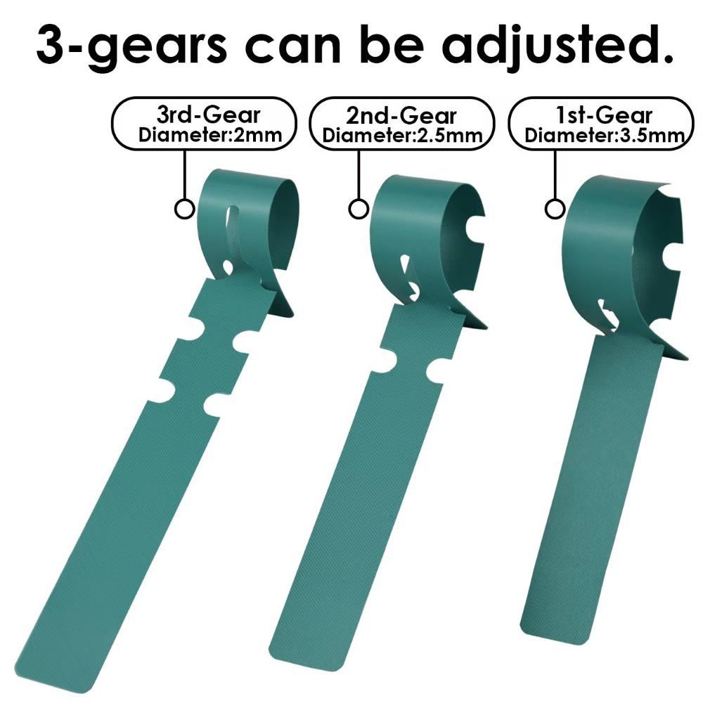 100pcs Reusable Garden Plant Tag Plastic Vegetables Labels New Ring Buckle Sign Markers Tool