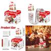 Christmas Celebration Red Snowflake Paper Gift Box For Party Decor And Gifting