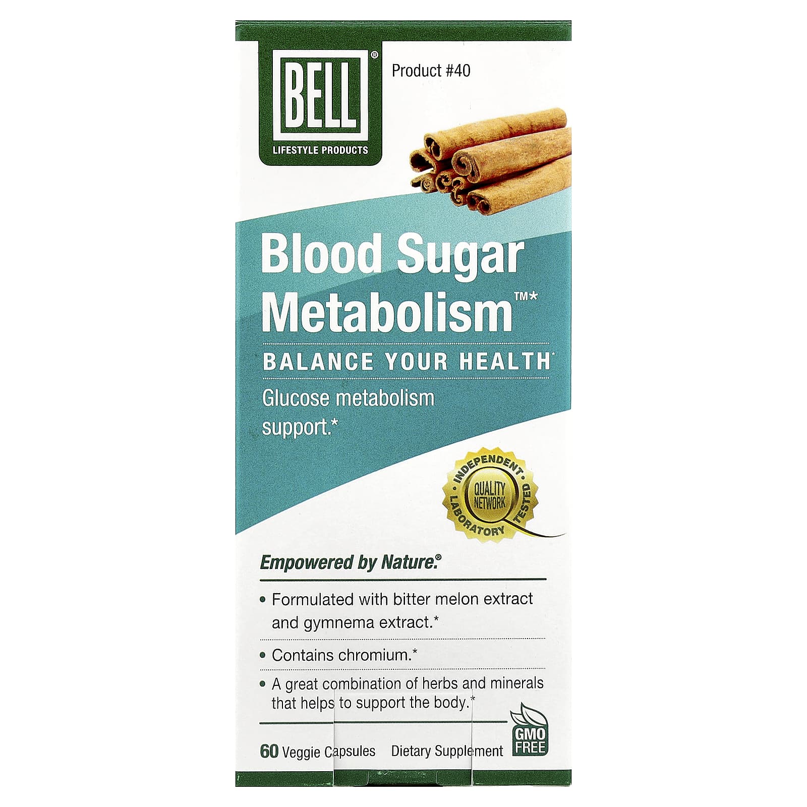 

Blood Sugar Metabolism™, 60 Veggie Capsules