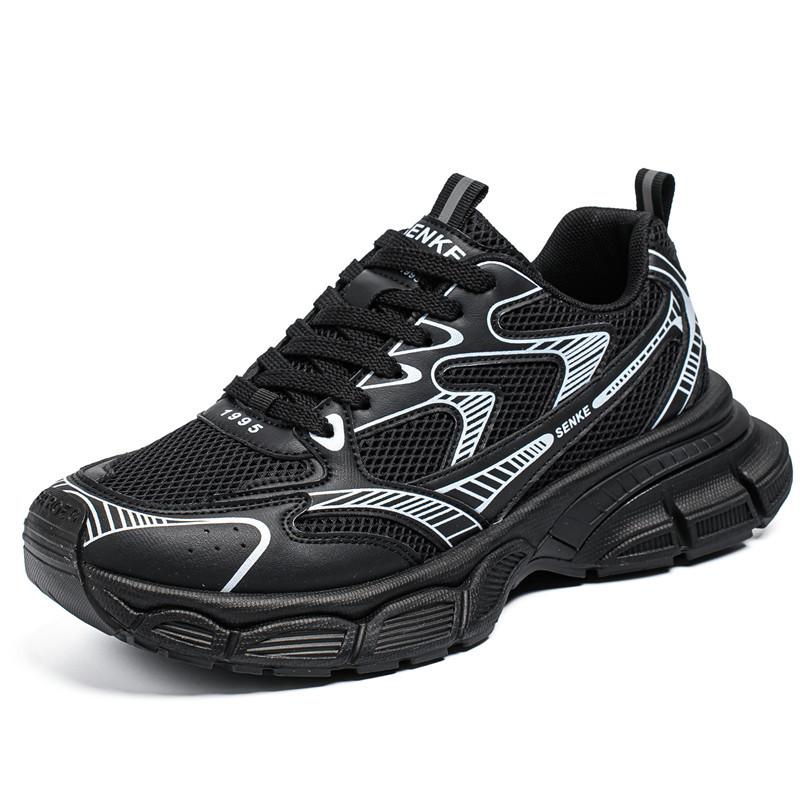 Sneakers Spring and Autumn Mesh Breathable Teen Platform Daddy Shoes New Casual Running Shoes