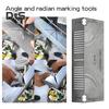 Angle Arc Marking Tool Rustproof Corrosion Resistant Reusable Adjustable Linear Arc Dual-Purpose Scriber Multi-Purpose Metal Marking Tool