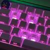 High Translucent Keycaps Enhances Backlits Illumination Effects and Long Time Use for Mechanical Keyboards