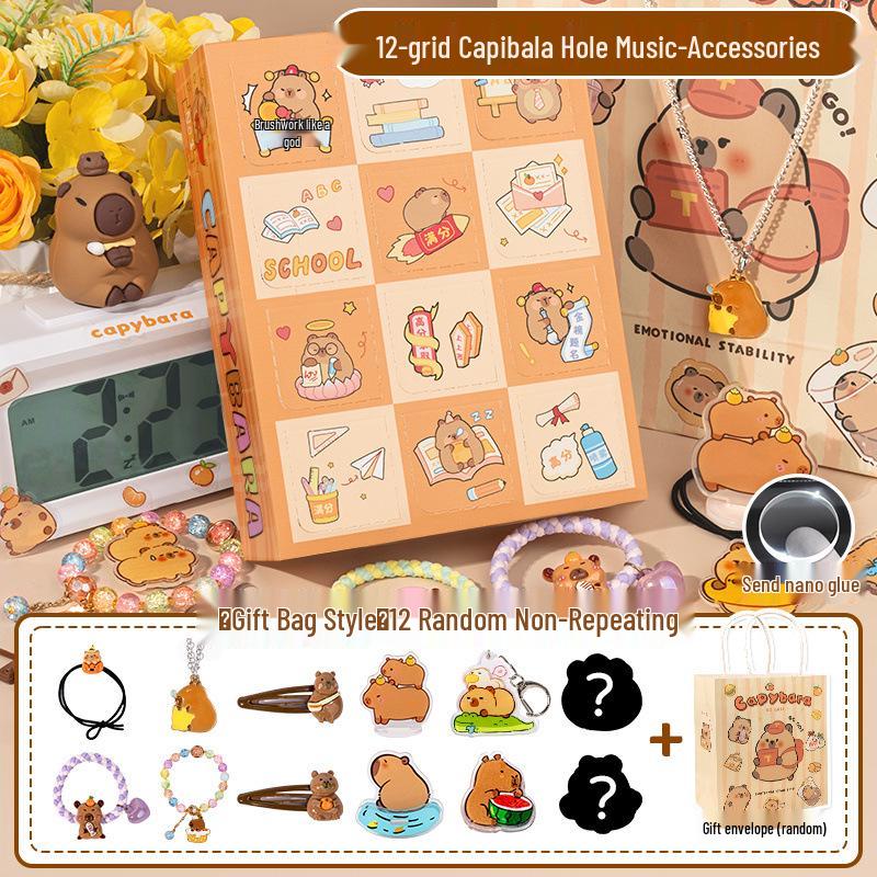 Capybara Surprise Poke Game: Cute Toy & Tear Apart Gift for Kids & Students