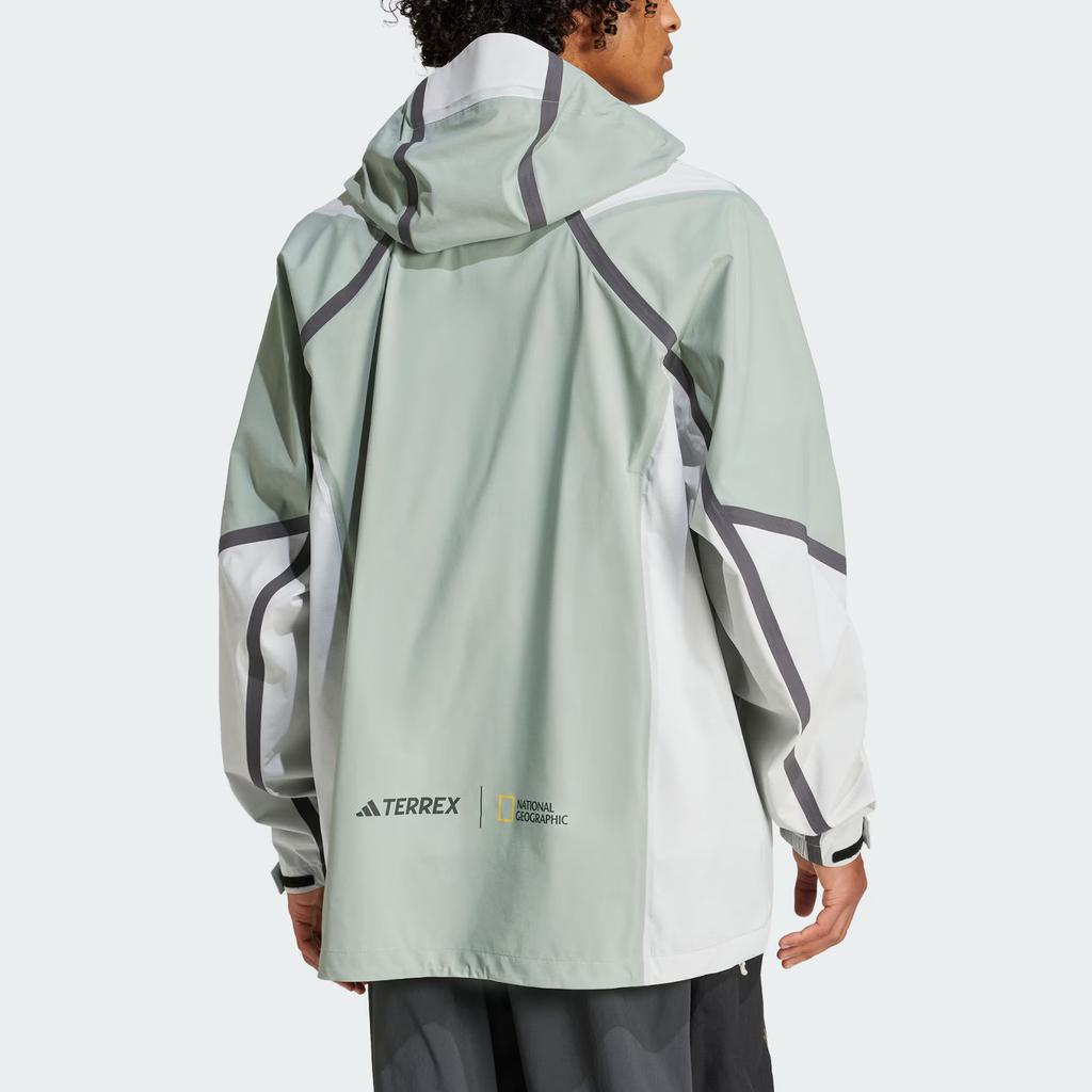 Adidas x National Geographic Rain.Rdy hooded panelled jacket JD5835