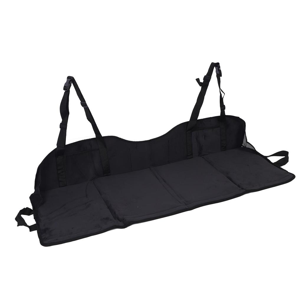 Skládací prodlužovač zadního sedadla auta Měkký vylepšený komfort Plyšový přenosný prodlužovací matrace na zadní sedadlo