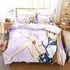 Madoka Magica Bedding Set Single Twin Full Queen King Size Bed Set Adult Kid Bedroom Duvet Cover Sets Anime Bed Sheet Set