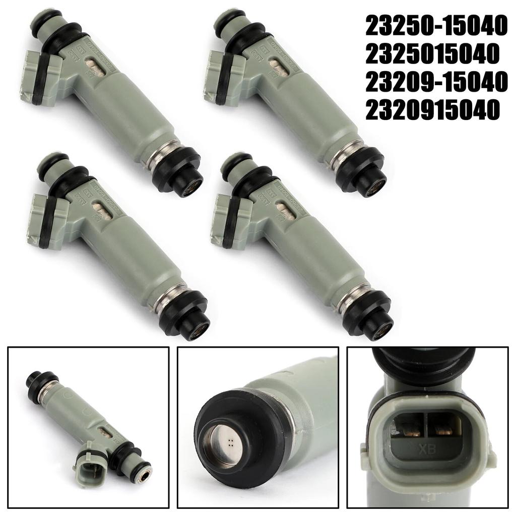 23209-15040 Set of 4 Fuel Injectors For Corolla AE11 4AFE Soluna AL50 Corona SPACIO AE111 2325015040