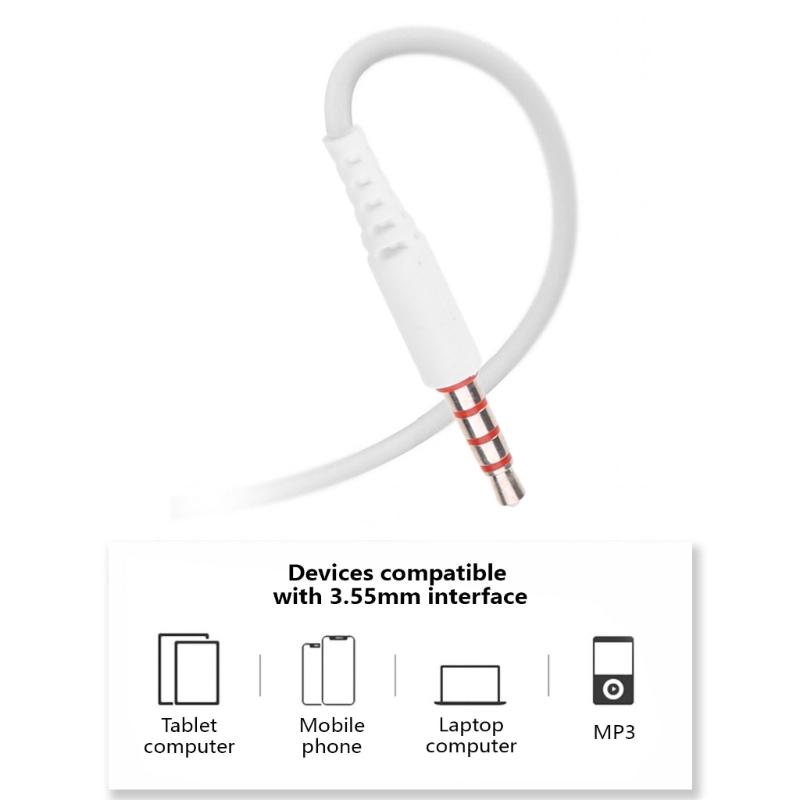 In Ear Headphones with Control & Microphones Wire Earphones Convenient Control Earphones 3.5mm Earphones for Enthusiasts