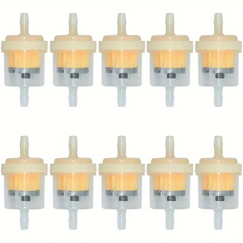 6/1pcs Universal Gasoline Gas Fuel Gasoline Oil Filter for Motorcycle Moped Scooter Motocross Gasoline Fuel Filter Accessories