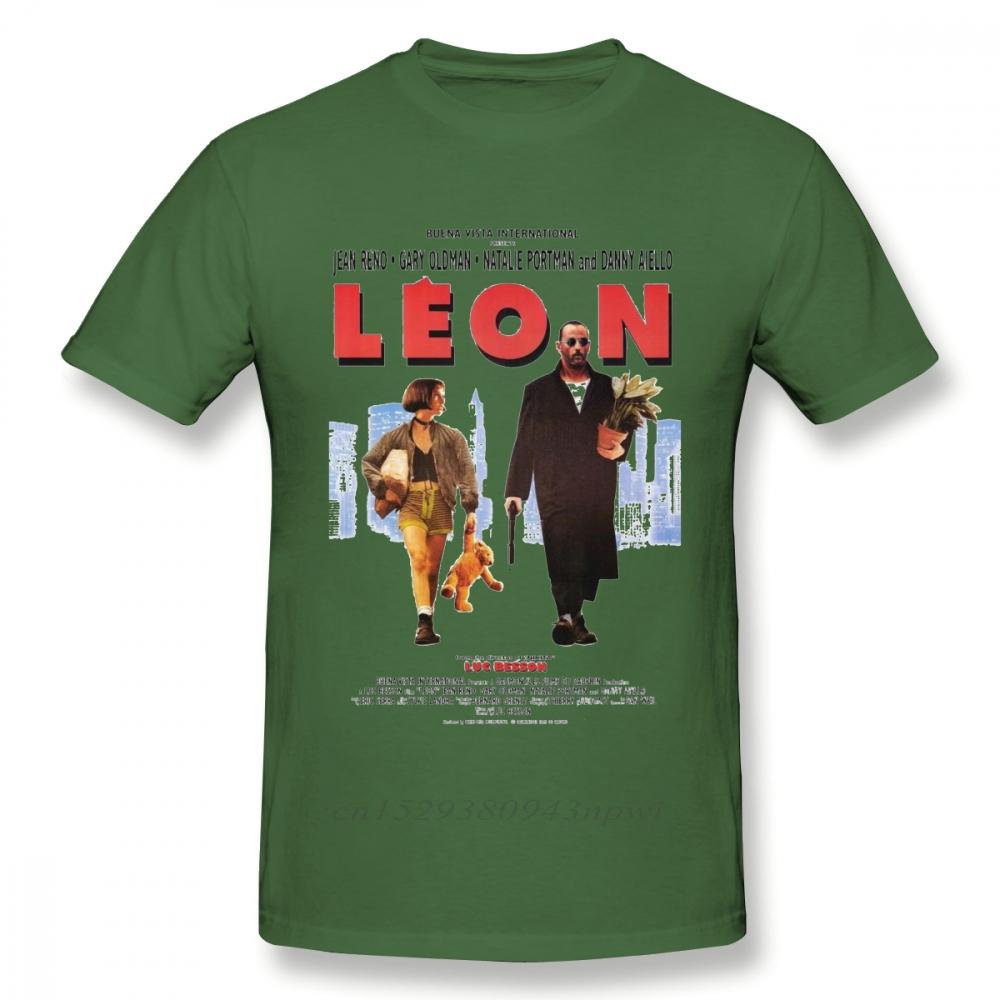 

LEON The Professional Vintage T Shirt For Male 3D Print Nice Summer Breathable Camiseta Casual Top design Tees 4XL