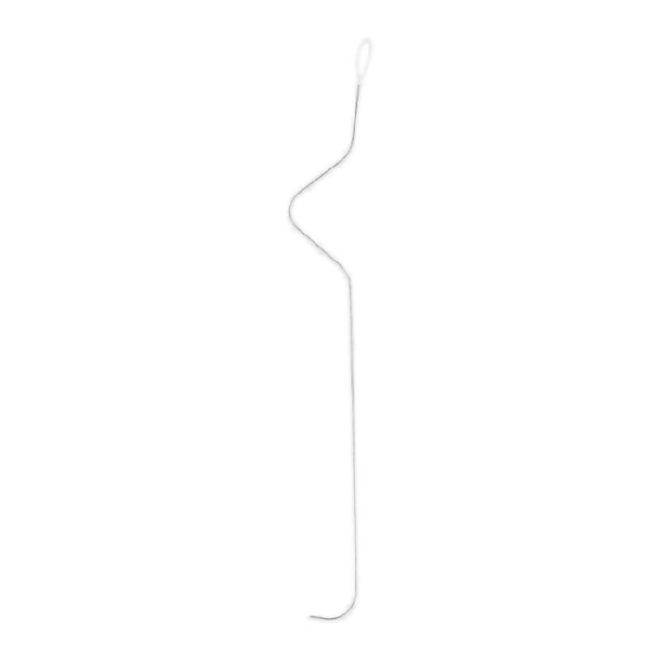 5Pieces Big Eye Curved Beading Needle Stainless Steel Bead Spinner Needle for Beaing Jewelry Making Art Craft Project