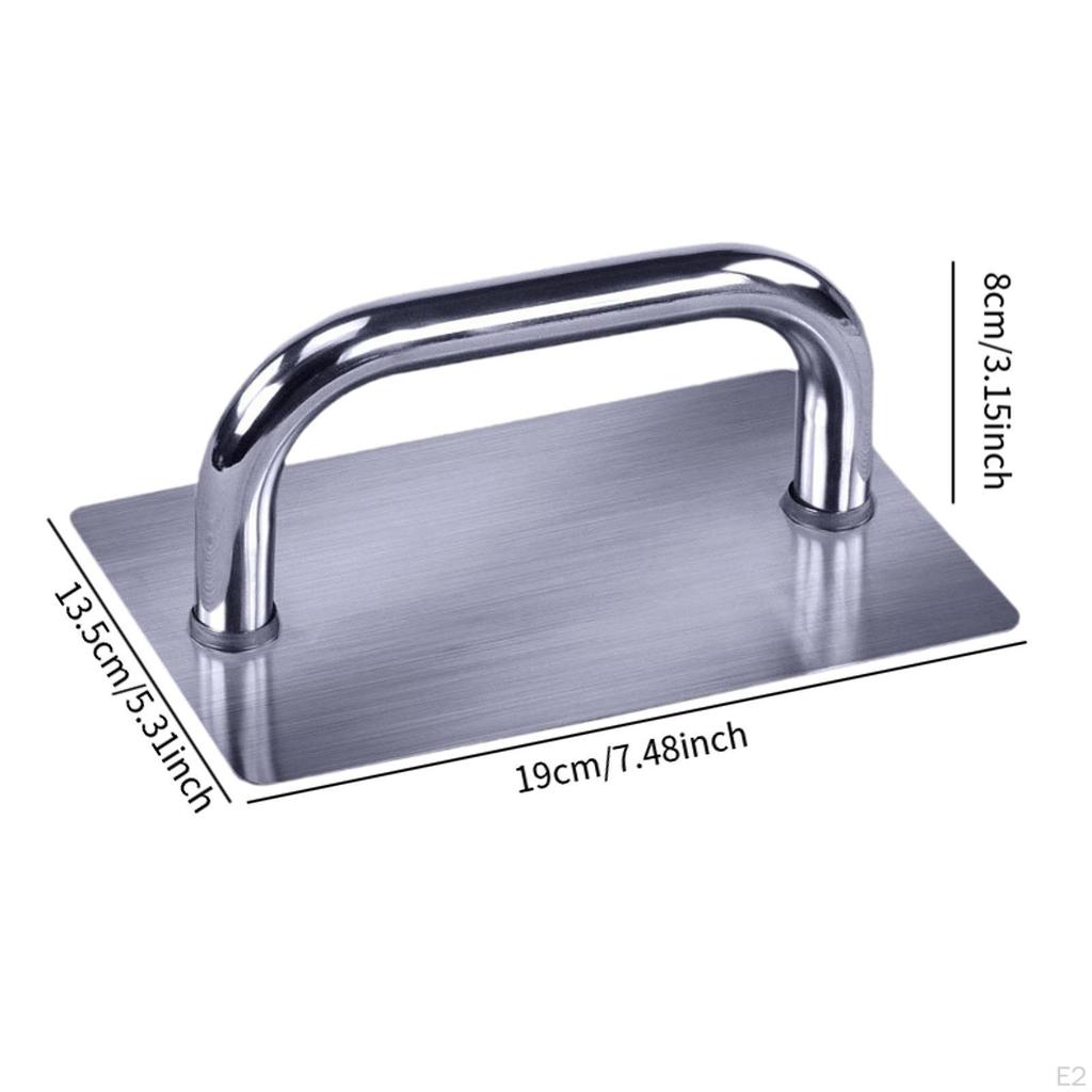 Stainless Steel Cake Presser Burger Patty Maker Versatile Convenient Use Smash Press