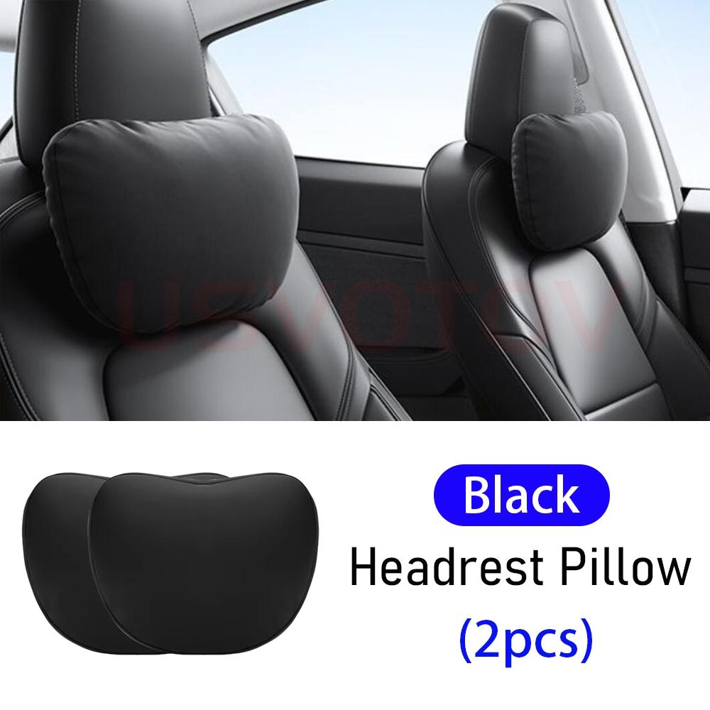 Car Seat Headrest Neck Pillow for Tesla Model 3 Model Y Model S Model X Comfort Memory Neck Support Cushion Pillow Accessories