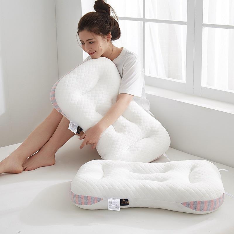 Cervical Orthopedic Neck Pillow Help Sleep Spa Memory Pillows Protect For Neck Breathable Comfortable Solid Color For Sleeping